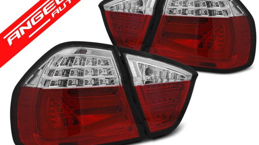 Stopuri bara LED Rosu WHIE potrivite pentru BMW E90 03.05-08.08