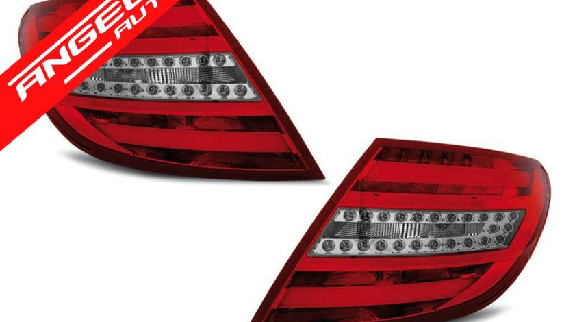 Stopuri bara LED Rosu WHIE potrivite pentru MERCEDES C-KLASA W204 SEDAN 07-10