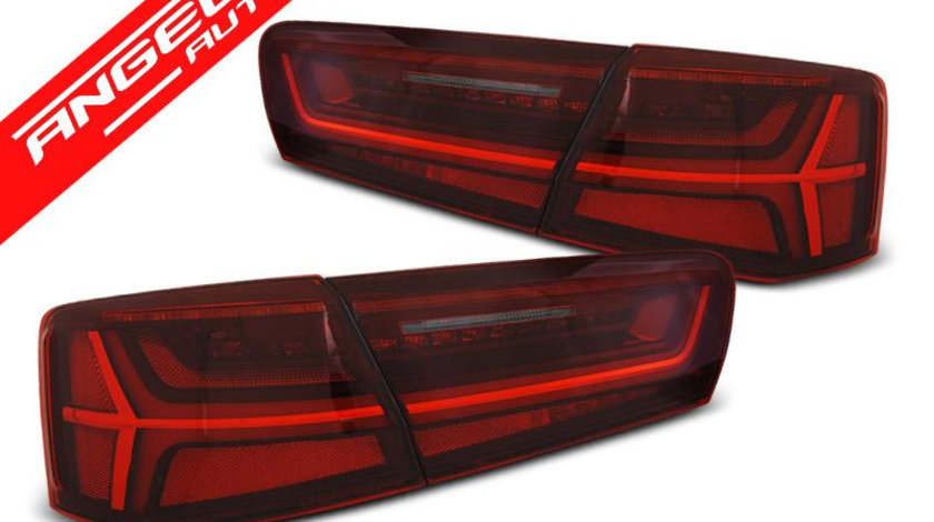 Stopuri bara LED Rosu WHIE SEQ potrivite pentru AUDI A6 C7 11-14 LIMOUSINE