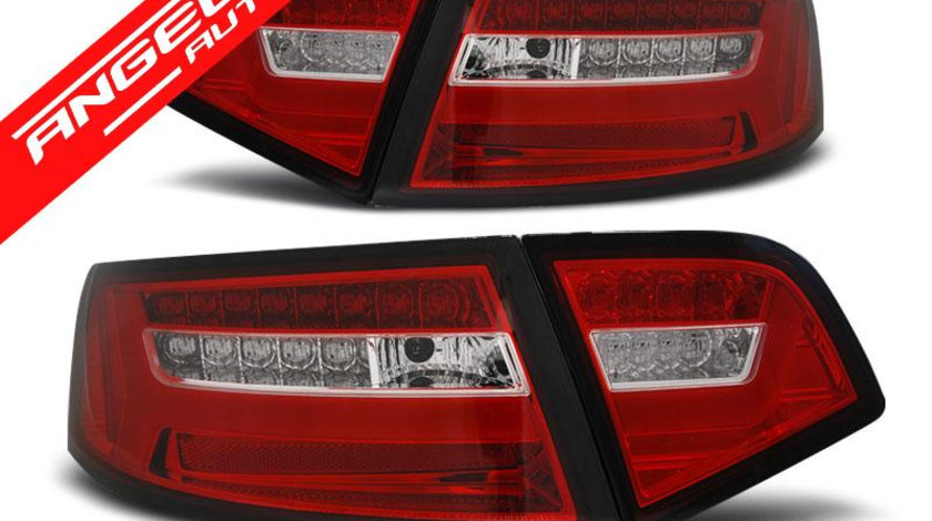 Stopuri bara LED Rosu WHIE SEQ potrivite pentru AUDI A6 08-11 SEDAN