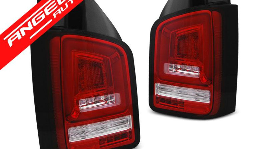 Stopuri bara LED Rosu WHITE SEQ potrivite pentru VW T5 04.03-09