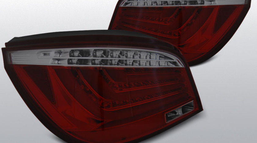Stopuri BMW E60 07.03-02.07 rosu-fumuriu cu LED BAR