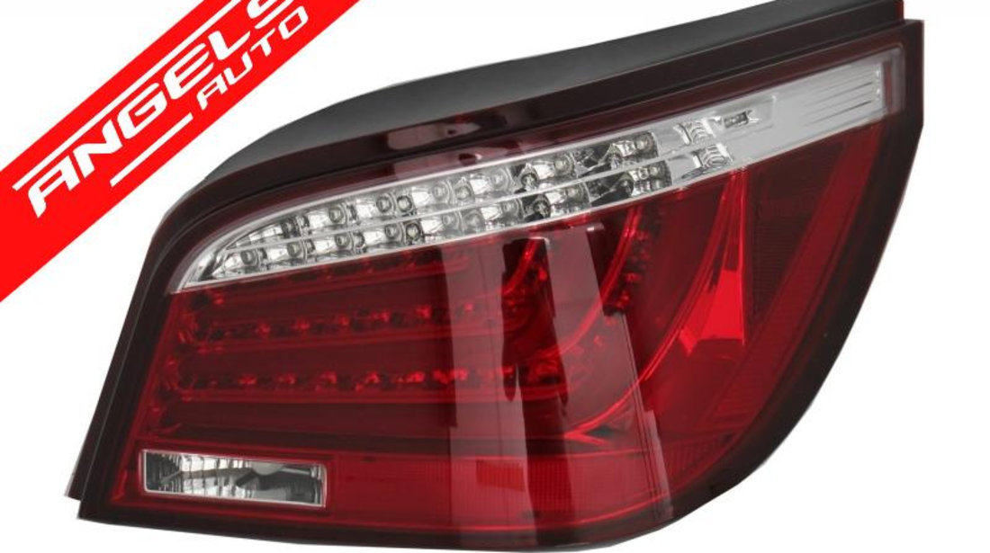 Stopuri BMW Seria 5 E60 (04.2003-03.2007) Rosu-Clar LED