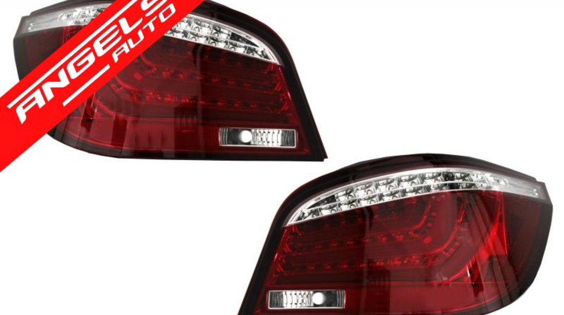 Stopuri BMW Seria 5 E60 (04.2003-03.2007) Rosu-Clar LED