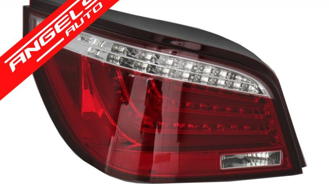 Stopuri BMW Seria 5 E60 (04.2003-03.2007) Rosu-Clar LED