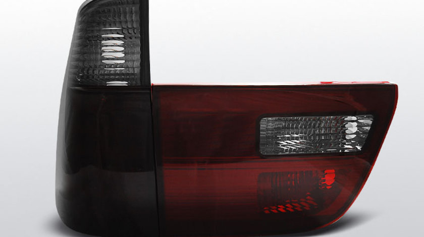 Stopuri BMW X5 E53 1999-2006 Rosu Fumuriu pe LED