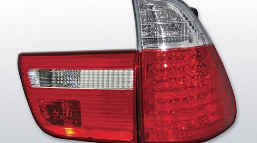 STOPURI BMW X5 E53, Rosu Alb