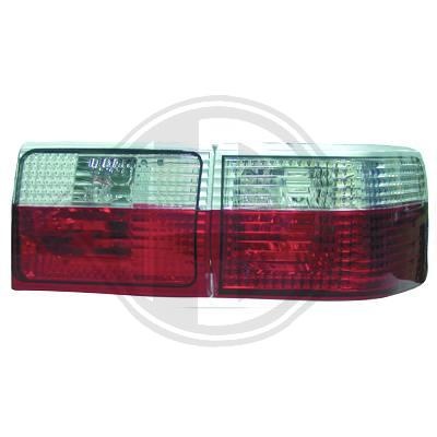 STOPURI CLARE AUDI 80 B4 FUNDAL RED/CRISTAL -COD 1014295