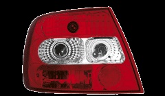 STOPURI CLARE AUDI A4 B5 FUNDAL ROSU-CROM