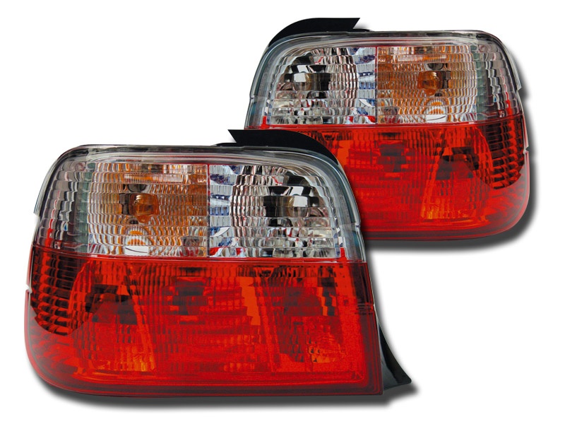 STOPURI CLARE BMW E36 COMPACT FUNDAL RED/CROM -COD FKRLX12071