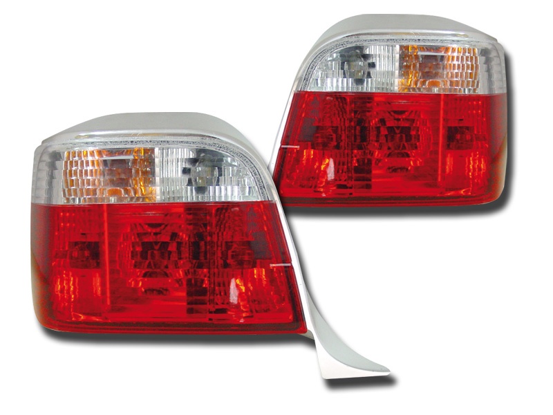 STOPURI CLARE BMW E36 TOURING FUNDAL RED/CROM -COD FKRL0915