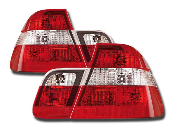 STOPURI CLARE BMW E46 COUPE FUNDAL RED/CROM -COD FKRL1221