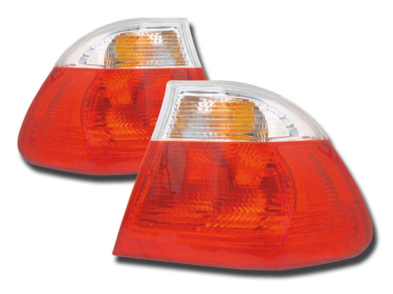 STOPURI CLARE BMW E46 LIM FUNDAL RED/CRISTAL -COD FKRL51