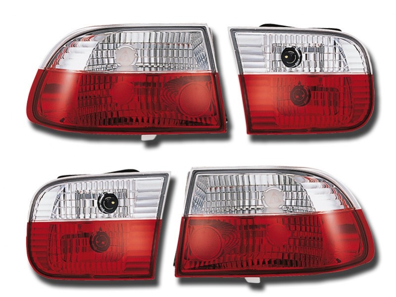 STOPURI CLARE HONDA CIVIC FUNDAL RED/CRISTAL -COD FKRL07037