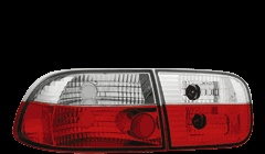 STOPURI CLARE HONDA CIVIC FUNDAL ROSU-CRISTAL -cod RH01RC