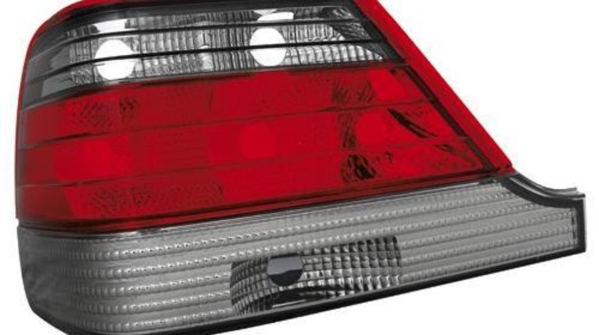 STOPURI CLARE MERCEDES W140 FUNDAL RED/CRISTAL -COD RMB11RC