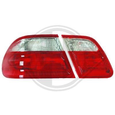 STOPURI CLARE MERCEDES W210 FUNDAL RED/CRISTAL -COD 1614590