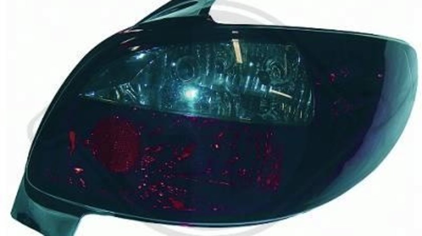 STOPURI CLARE PEUGEOT 206 FUNDAL RED/BLACK -COD 4225895