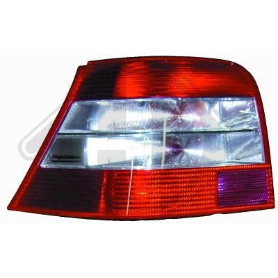 STOPURI CLARE VW GOLF IV (HELLA) FUNDAL RED/CRISTAL-COD 2213099