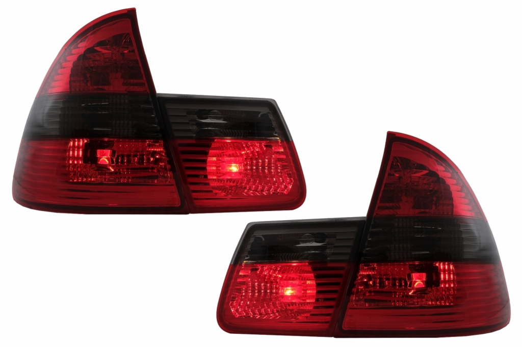 Stopuri compatibil cu BMW Seria 3 E46 Touring (1999-2005) Rosu Fumuriu TLBME46RSTO