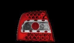 STOPURI CU AUDI A4 B5 FUNDAL ROSU CRISTAL -COD RA02LLRC