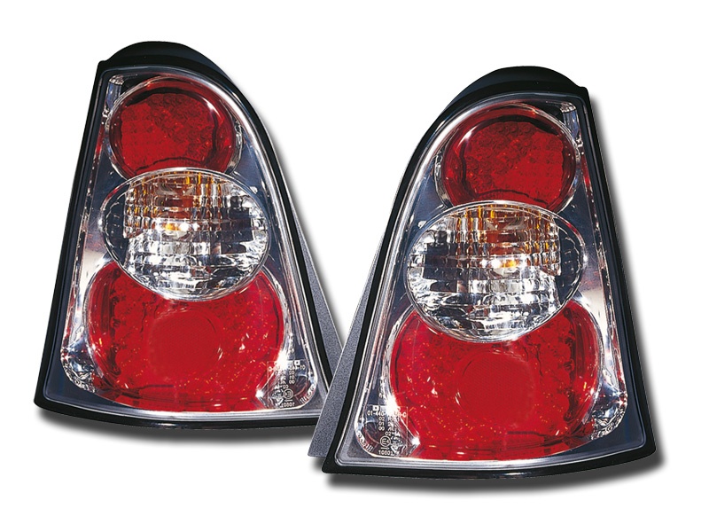 STOPURI CU LED A-KLASS FUNDAL RED/CROM -COD FKRLXLMB8027