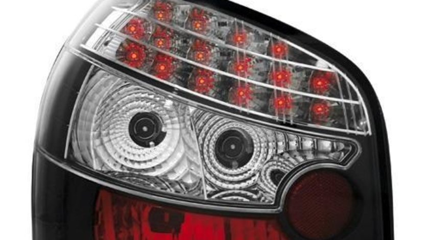 STOPURI CU LED AUDI A3 FUNDAL NEGRU -COD RA01LB