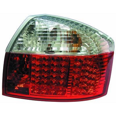 STOPURI CU LED AUDI A4 8E FUNDAL RED/CRISTAL -COD 1017995