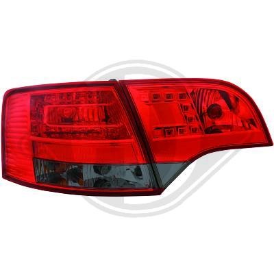 STOPURI CU LED AUDI A4 B7 FUNDAL RED/BLACK -COD 1017796