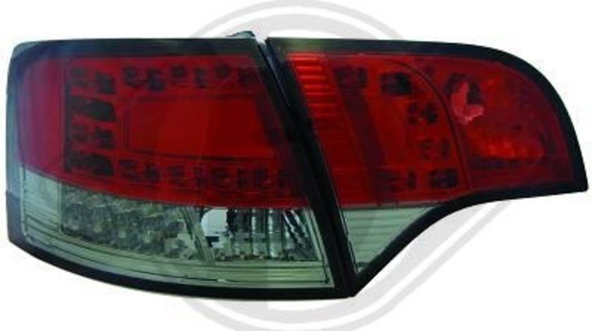 STOPURI CU LED AUDI A4 B7 FUNDAL RED/BLACK -COD 1017896