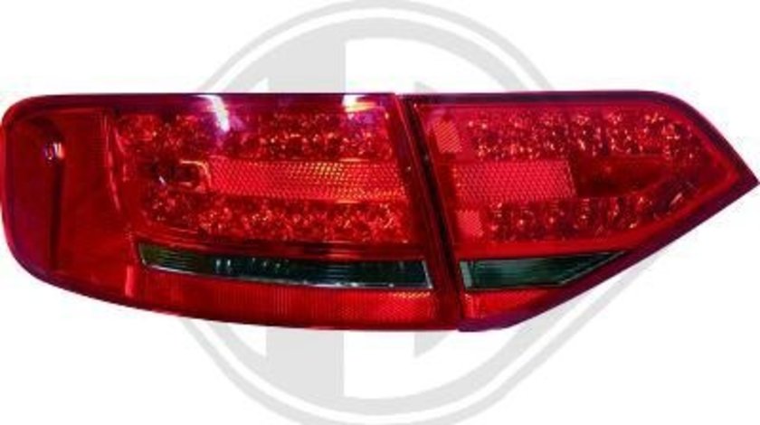 STOPURI CU LED AUDI A4 B8 FUNDAL RED/BLACK -COD 1018996