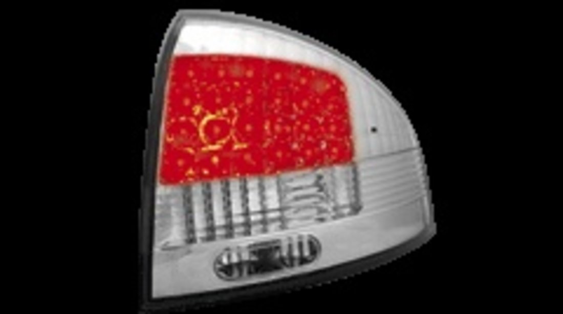 STOPURI CU LED AUDI A6 FUNDAL CROM -COD RA03ALC