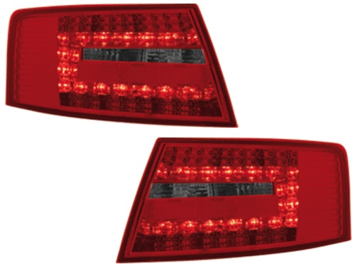 STOPURI CU LED AUDI A6 FUNDAL RED/BLACK -COD 1026996
