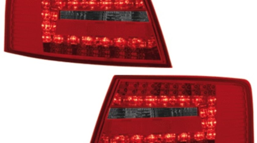 STOPURI CU LED AUDI A6 FUNDAL RED/BLACK -COD 1026996