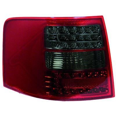 STOPURI CU LED AUDI A6 FUNDAL RED/BLACK -COD 1025696