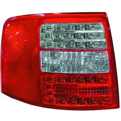 STOPURI CU LED AUDI A6 FUNDAL RED/CRISTAL -COD 1025695