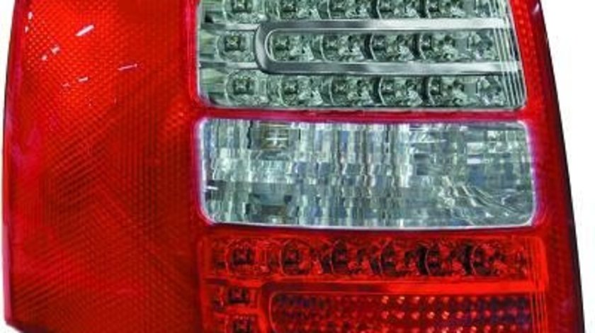 STOPURI CU LED AUDI A6 FUNDAL RED/CRISTAL -COD 1025695