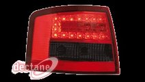 STOPURI CU LED AUDI A6 FUNDAL ROSU NEGRU -COD RA15...