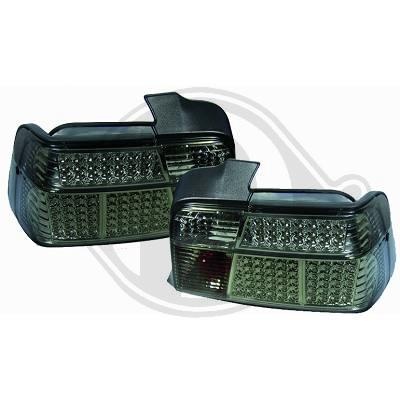 STOPURI CU LED BMW E36 LIM FUNDAL BLACK -COD 1213997