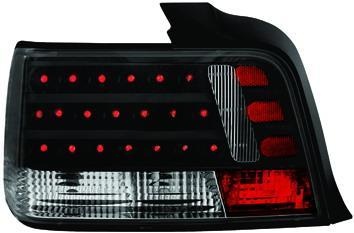 STOPURI CU LED BMW E36 LIMOUSINE FUNDAL NEGRU -COD RB01LB