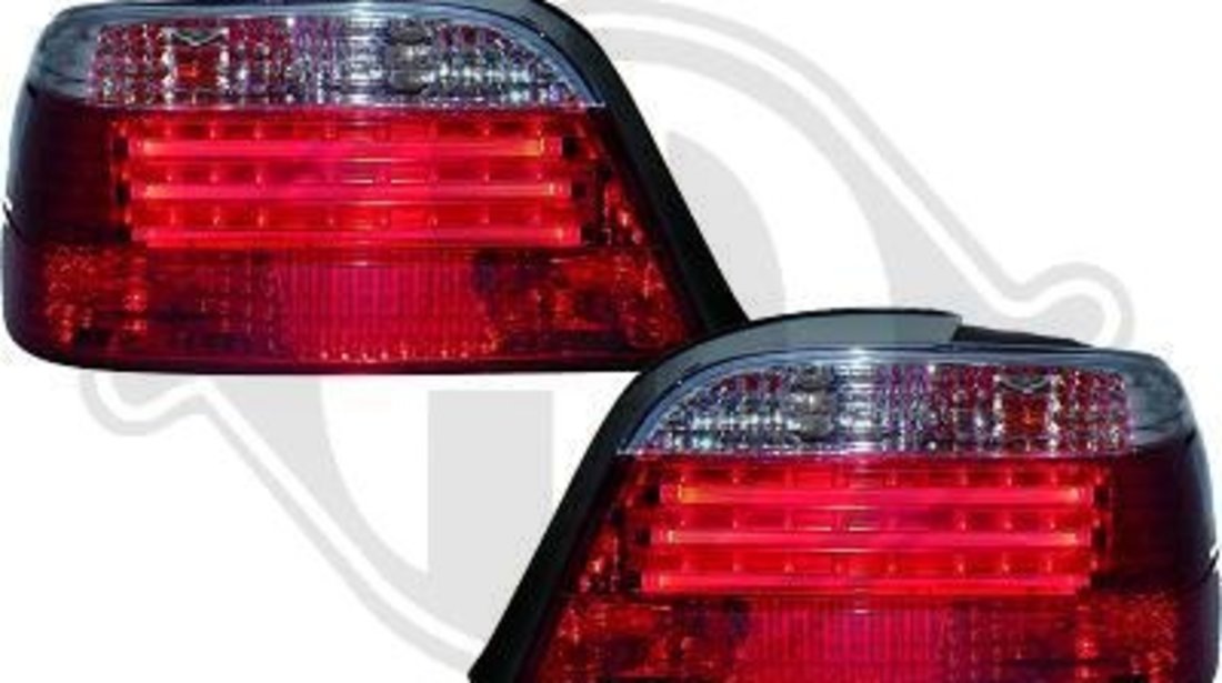 STOPURI CU LED BMW E38 FUNDAL RED/CRISTAL -COD 1242995