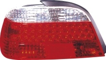 STOPURI CU LED BMW E38 FUNDAL RED/CROM -COD FKRLXLBM8005