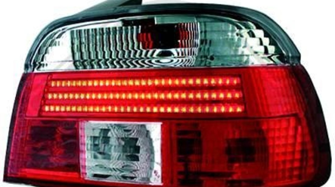 STOPURI CU LED BMW E39 FUNDAL RED/BLACK -COD 1223997