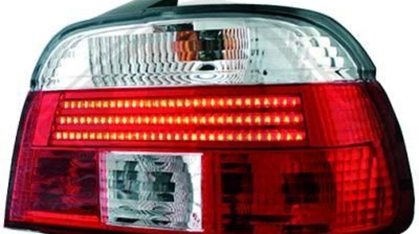 STOPURI CU LED BMW E39 FUNDAL RED/CRISTAL -COD 1223996