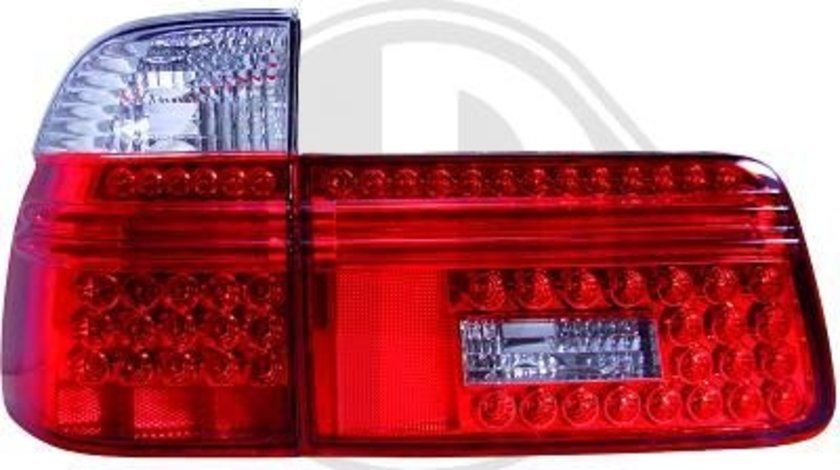 STOPURI CU LED BMW E39 TOURING FUNDAL RED/CRISTAL -COD 1223897