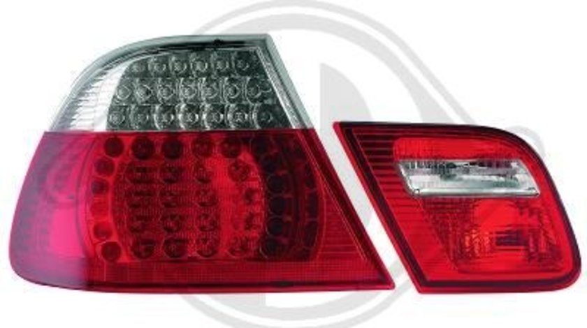 STOPURI CU LED BMW E46 CABRIO FUNDAL RED/CRISTAL -COD 1214998