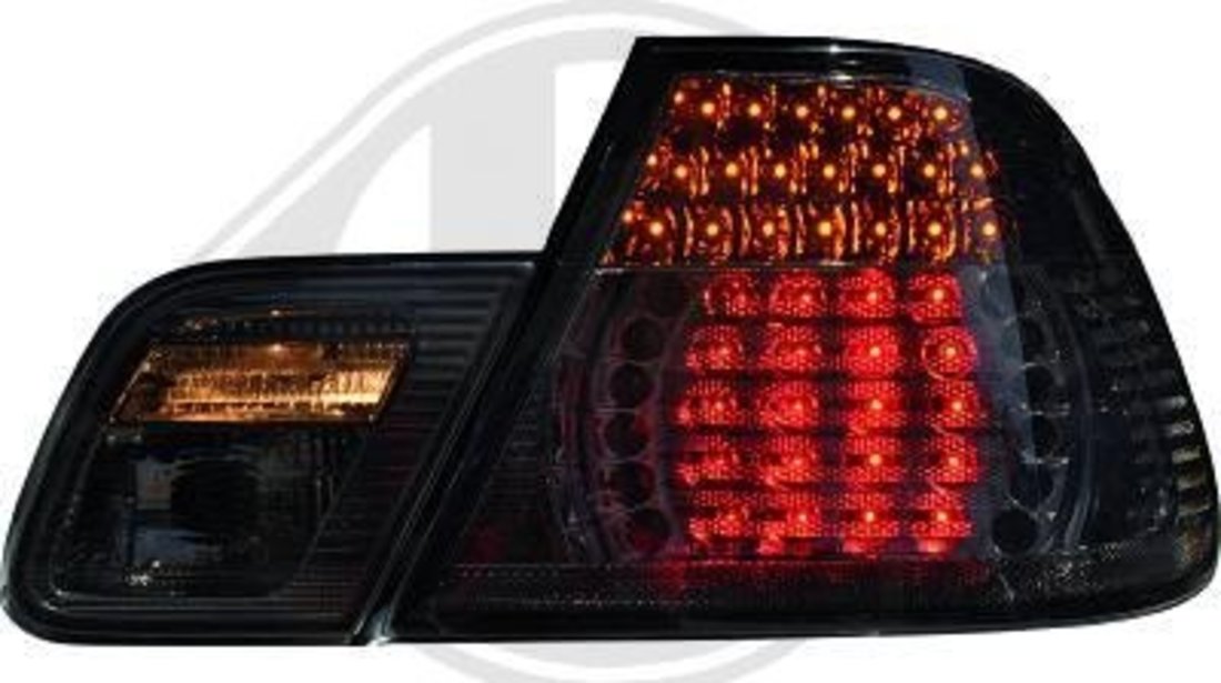 STOPURI CU LED BMW E46 COUPE FUNDAL BLACK -COD 1214996