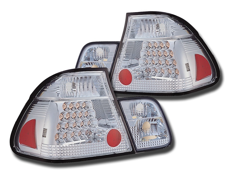 STOPURI CU LED BMW E46 LIM FUNDAL CROM -COD FKRLXLBM8045