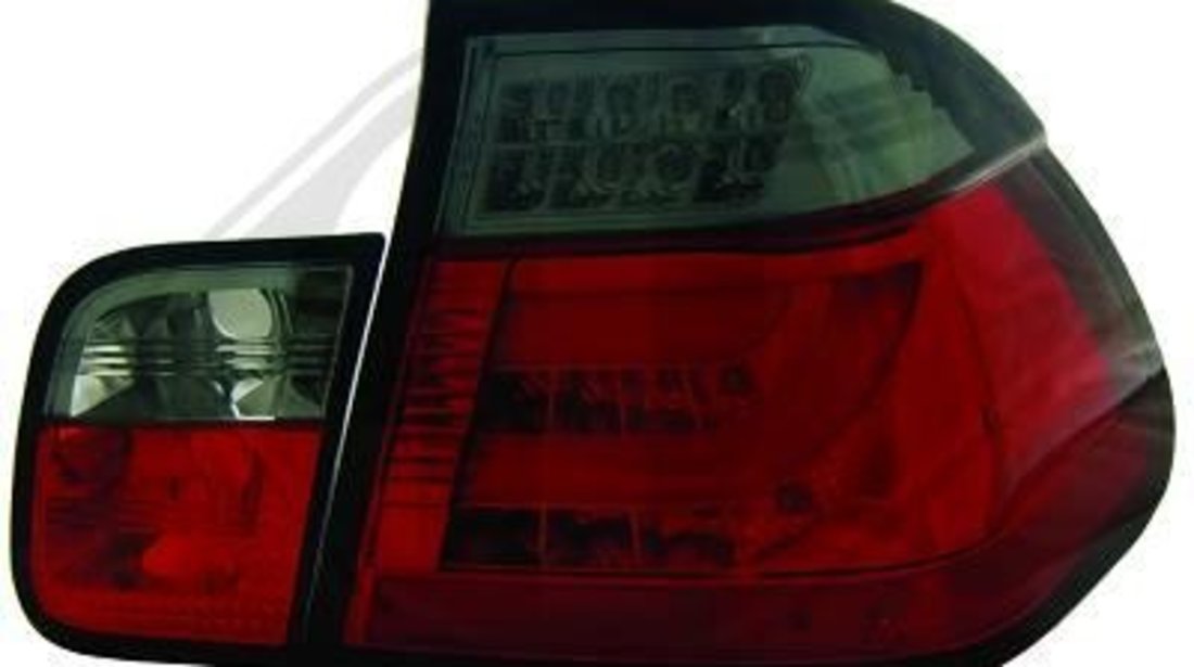 STOPURI CU LED BMW E46 LIM FUNDAL RED/BLACK -COD 1215596