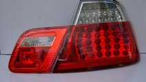 STOPURI CU LED BMW E46 LIM FUNDAL RED/CRISTAL -COD...